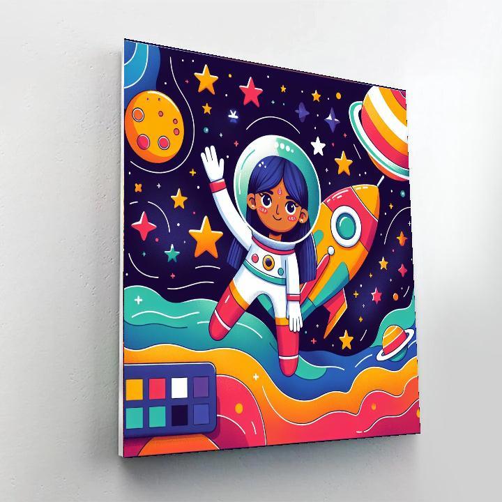 Space Mission Exploration Numbered Painting Kits