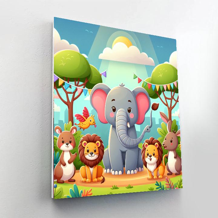 Animal Kingdom Festival Paint By Numbers Kits