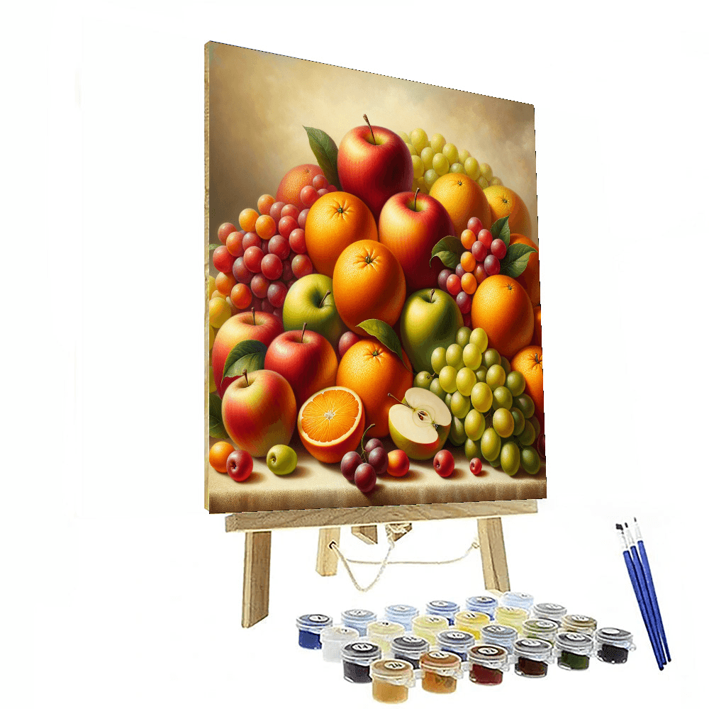 Cézanne Inspired Fruits of Abundance - DIY Painting By Numbers Kit