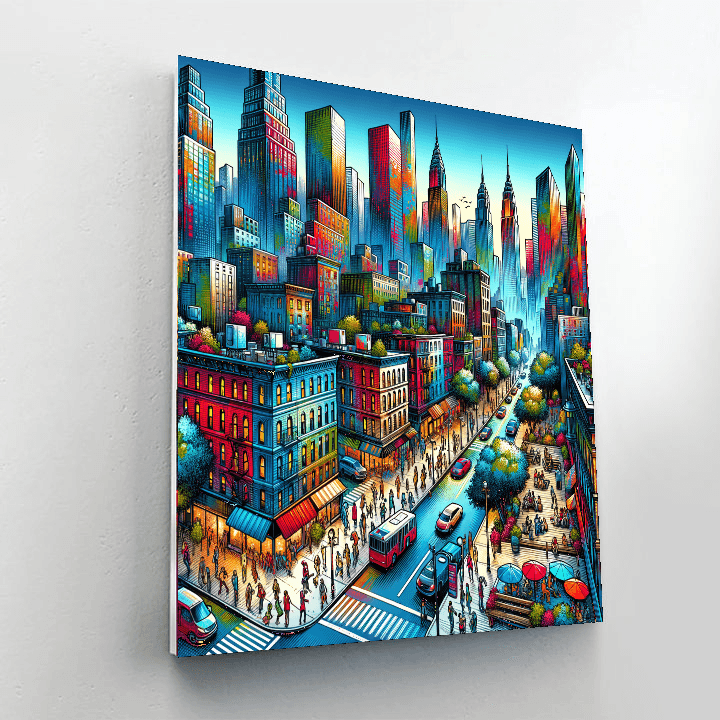 Cultural Cityscape Paint By Number