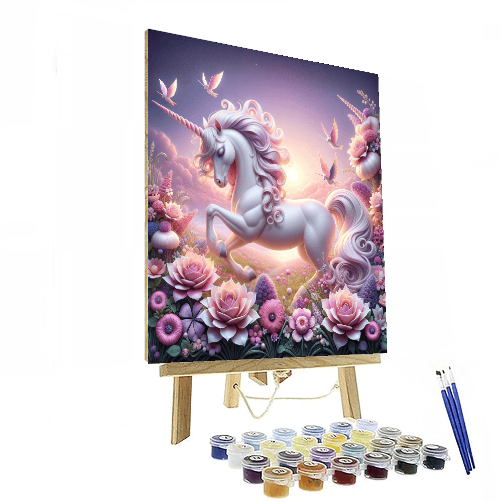 Majestic Unicorn Haven Numbered Painting Kits