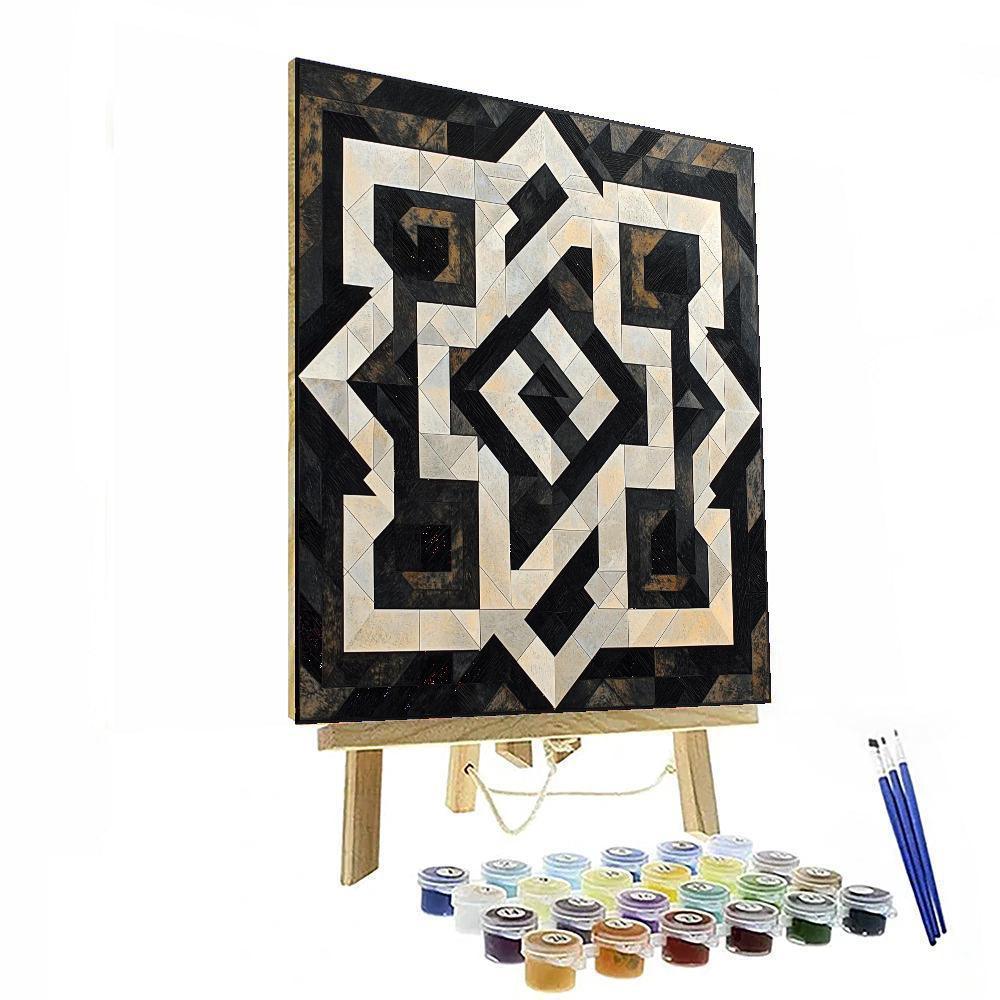 M.C. Escher Inspired Eternal Symmetry  Paint By Numbers Kits