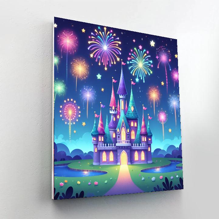 Fantasy Fireworks Painting Number Kit