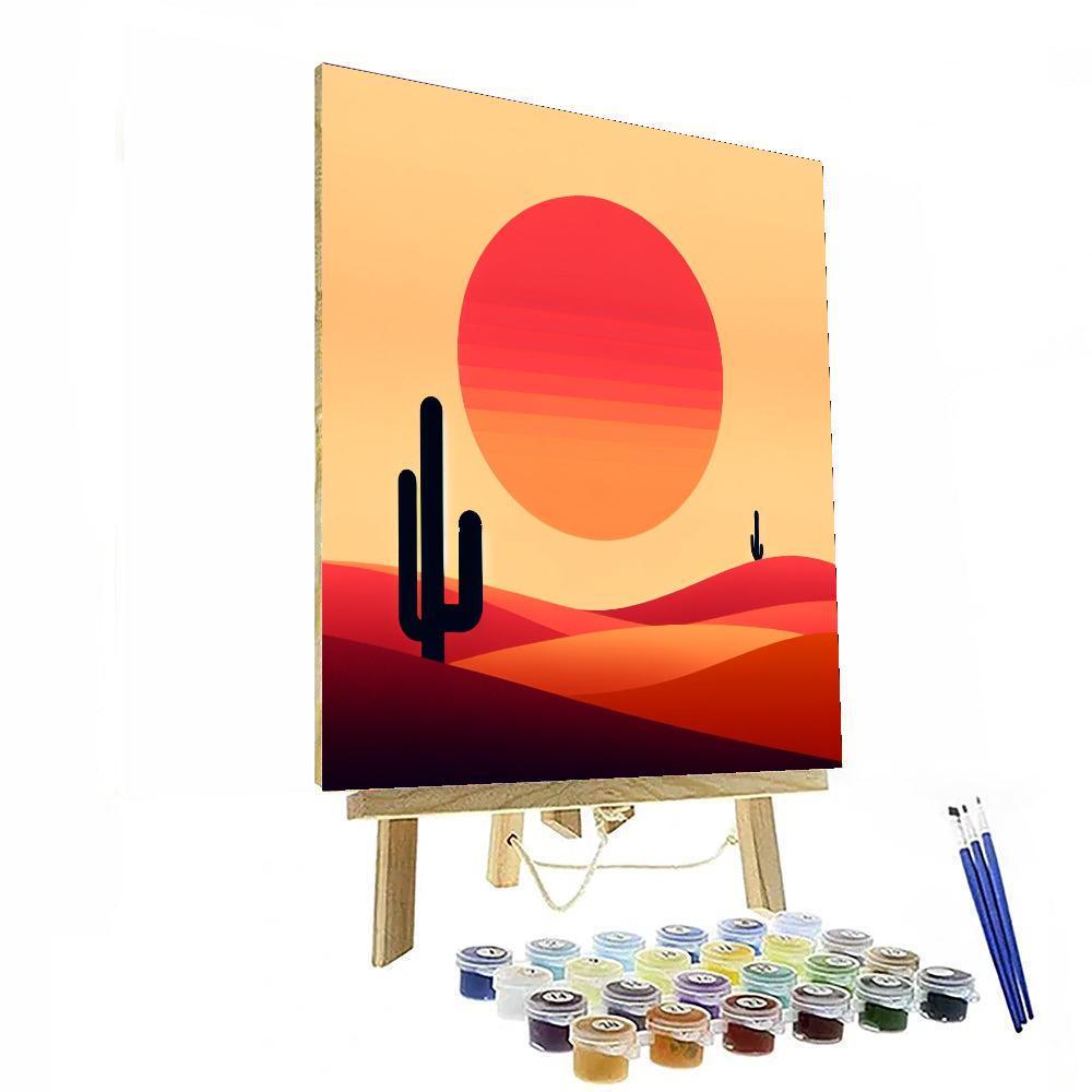Desert Dreams Number Painting