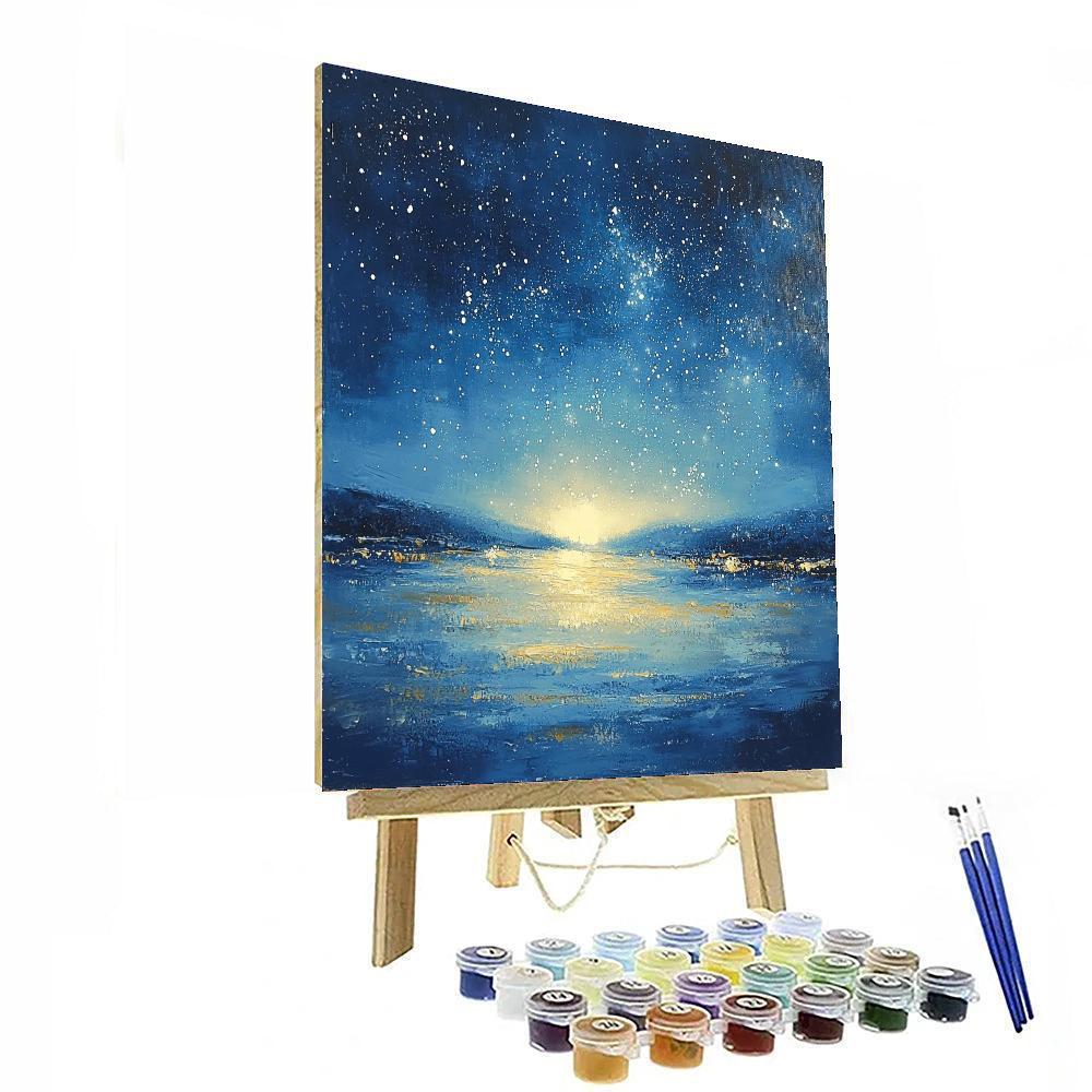 Edgar Degas Inspired Ethereal Symphony Of Stars  Paint By Numbers