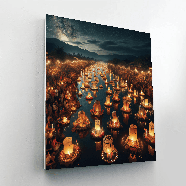 Loi Krathong Painting By Numbers Kit