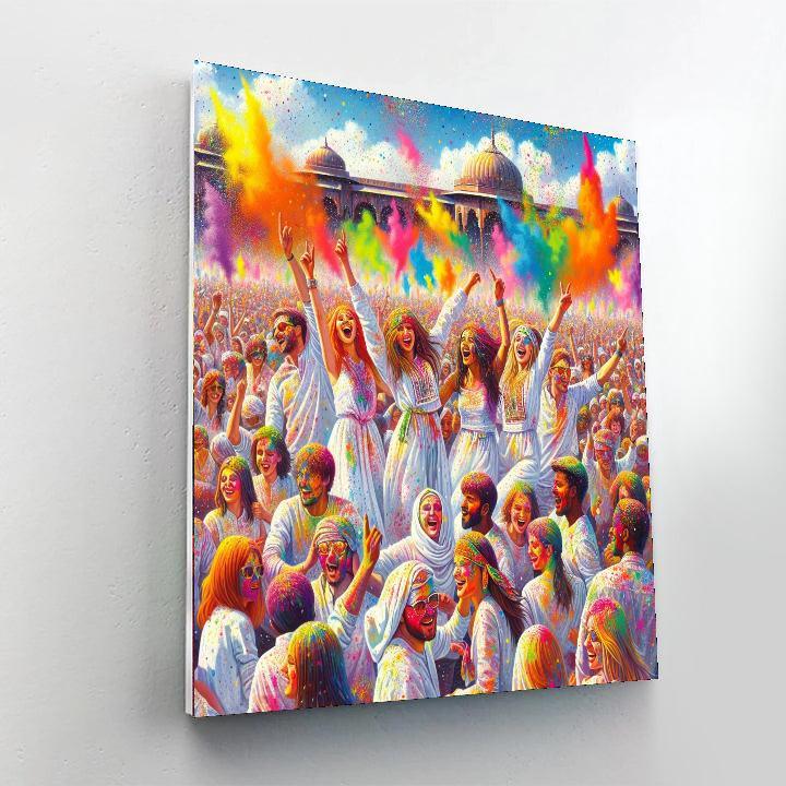 Holi Festival Of Colors - Usa Painting By Numbers Kit