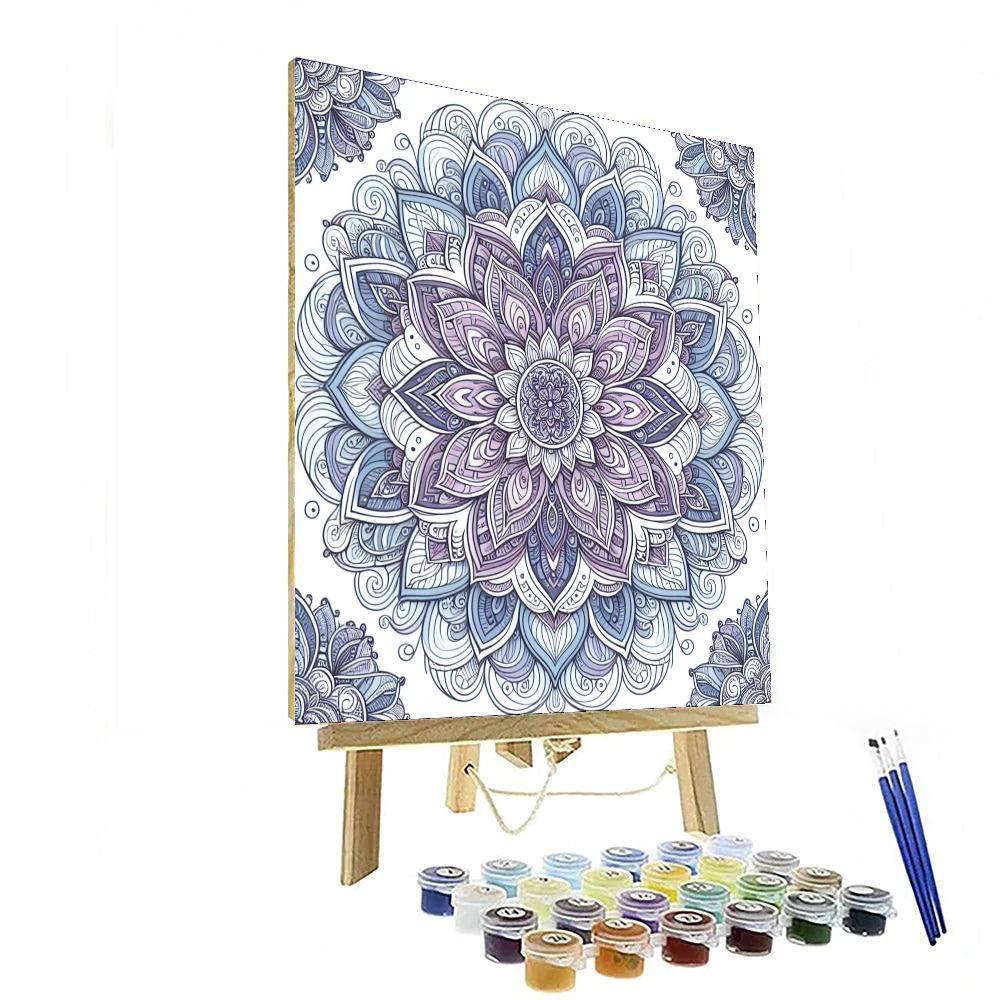 Intricate Mandala Calm DIY Paint By Numbers