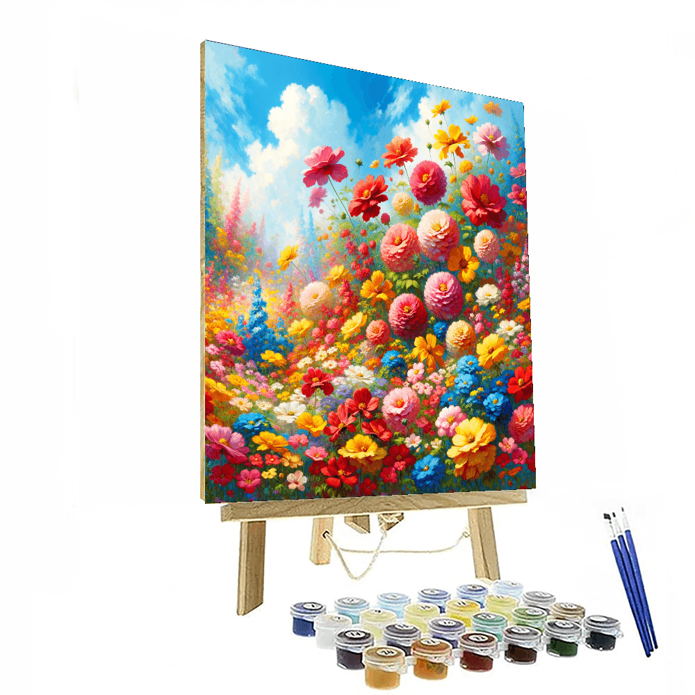 Summer Garden Waltz Painting By Numbers Kit