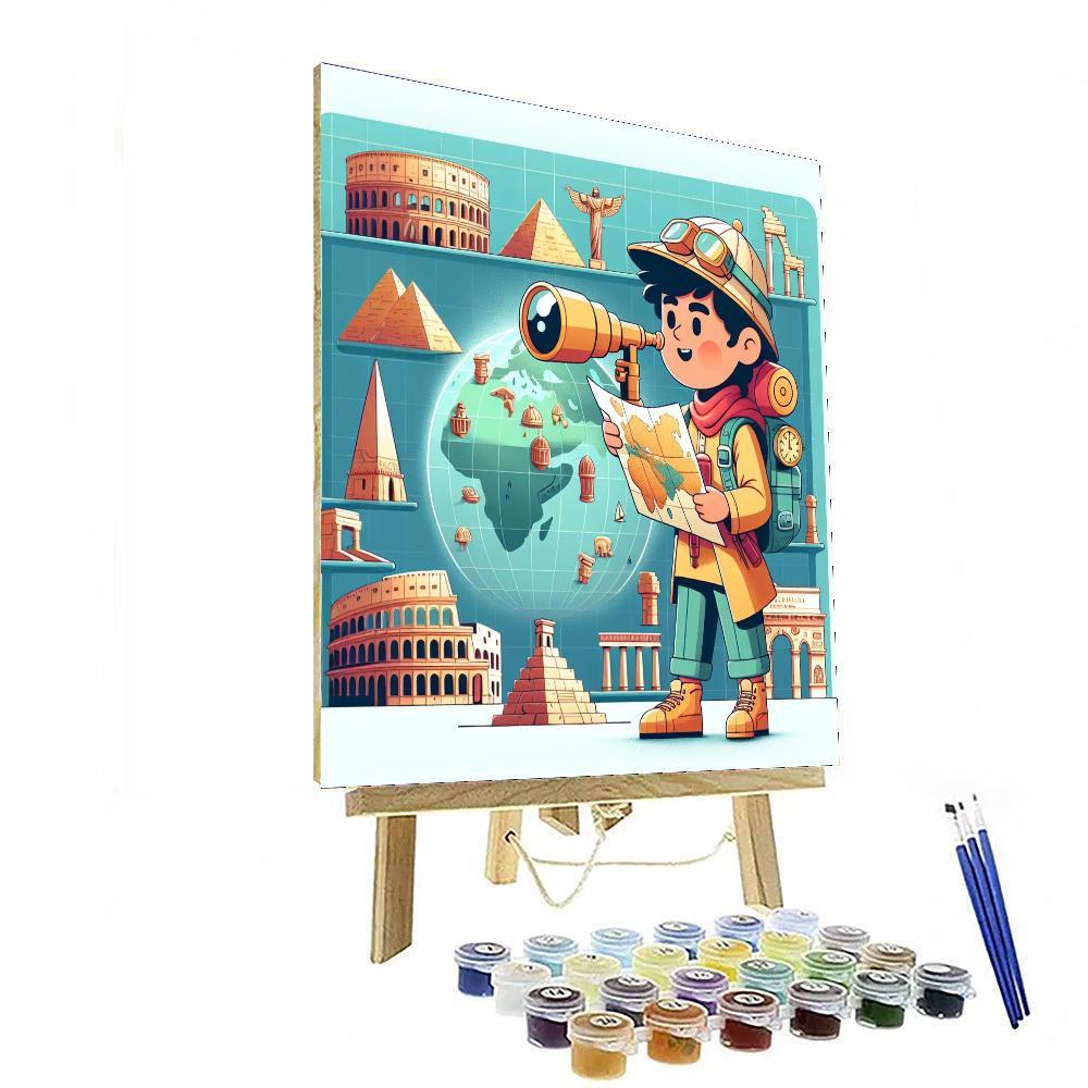 Explorer's Historic Quest Paint By Numbers Kits
