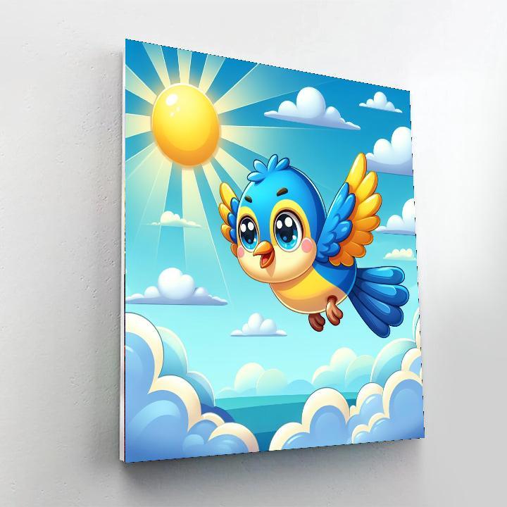 Brave Bluebird Painting By Numbers Kit