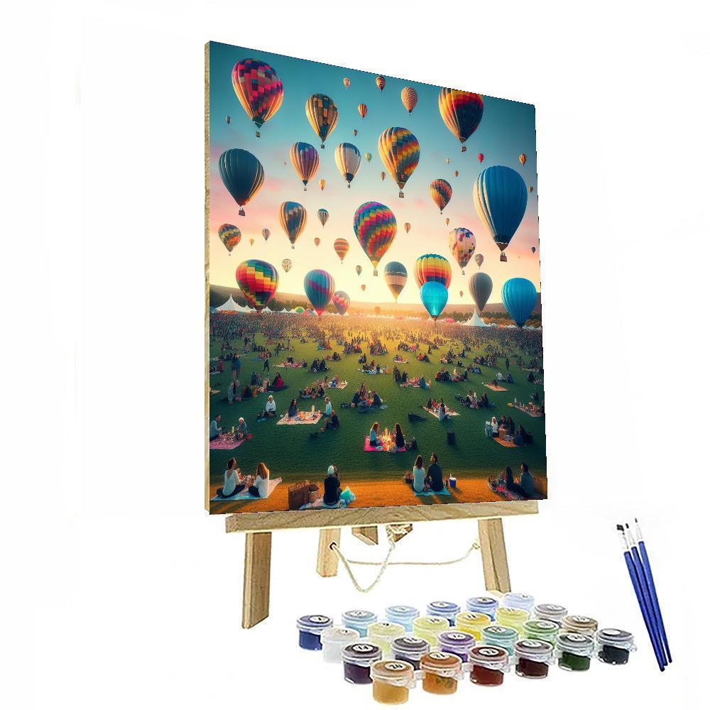 International Balloon Fiesta - Uk Painting By Numbers Kit