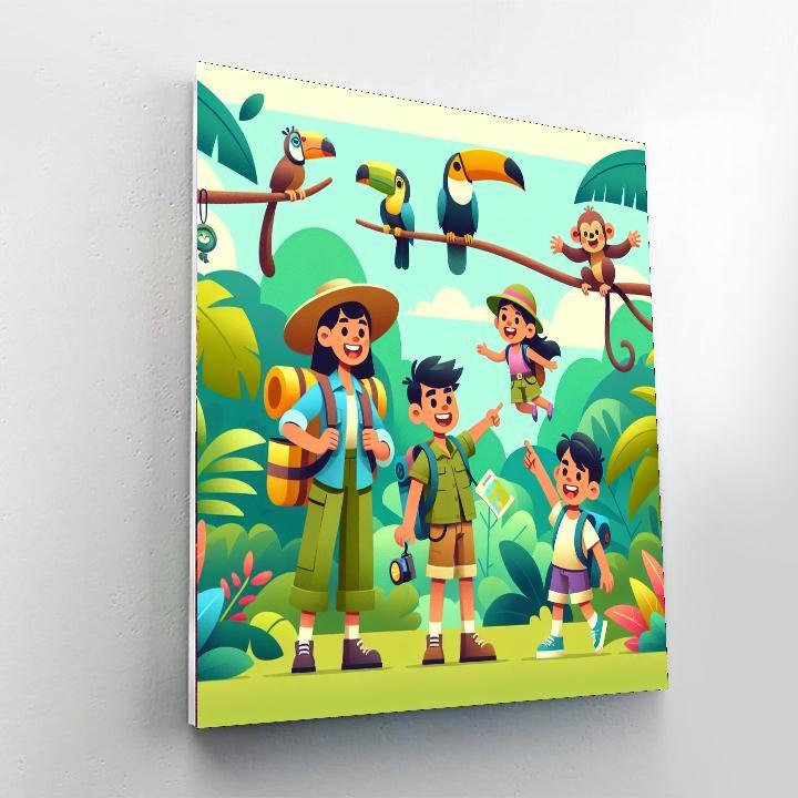 Explorers Of The Amazon Paint By Numbers Art