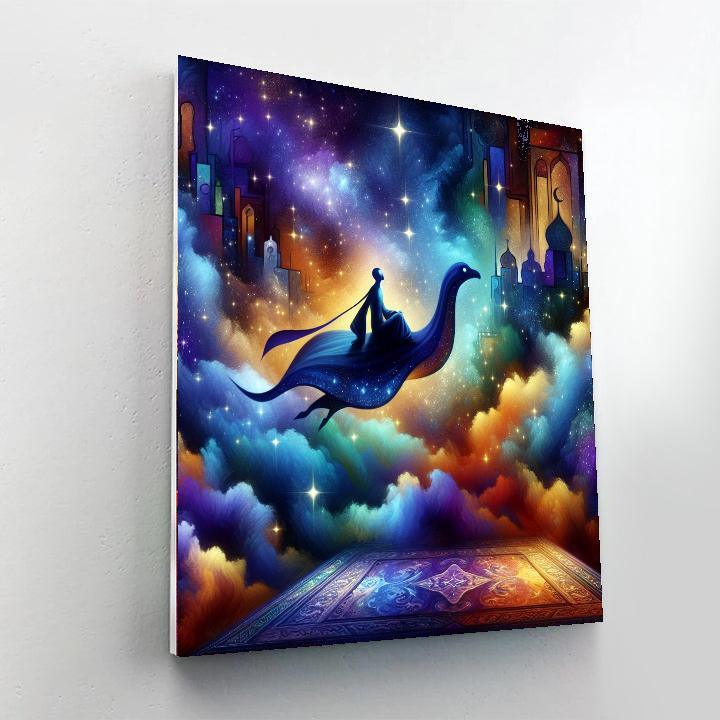 Aladdin's Enchanted Escape Number Painting
