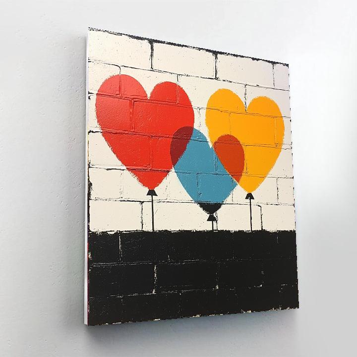 Banksy Inspired Voices Of The Future  Number Painting