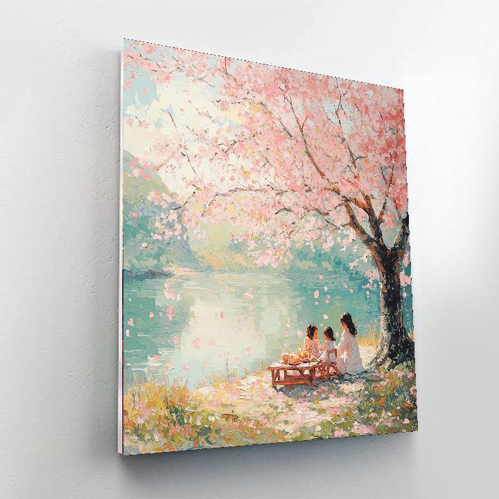 Beneath The Blossoms Paint By Numbers Kits