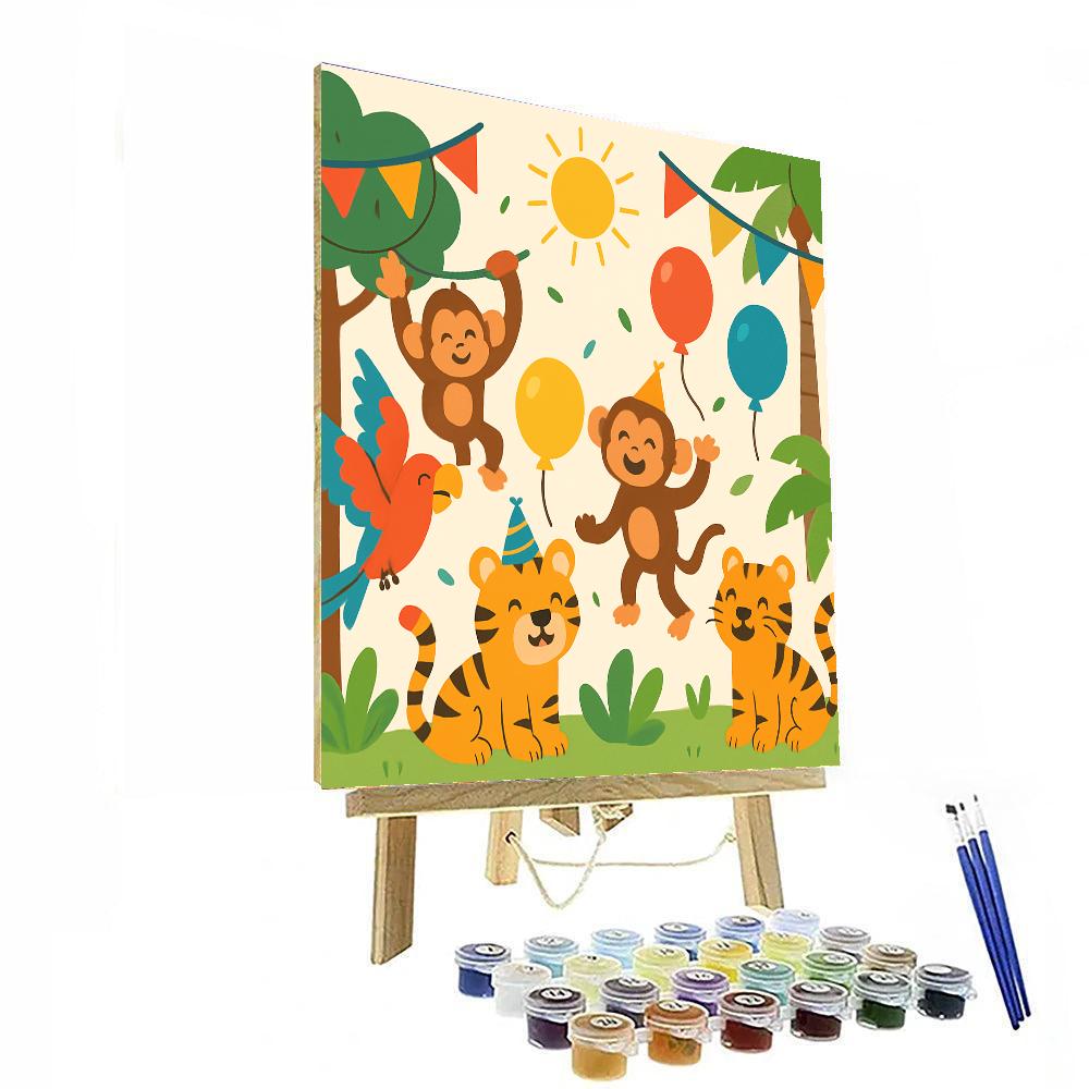 Celebration In The Jungle Paint By Color