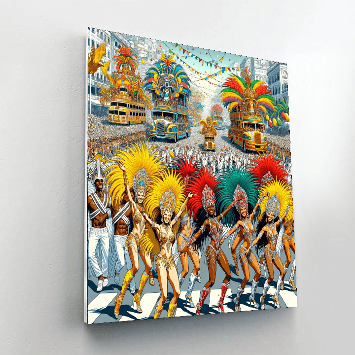 Rio De Janeiro Carnival - Rio De Janeiro DIY Paint By Numbers