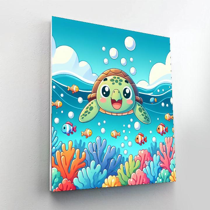 Adventures Of The Sea Turtles Paint By Color