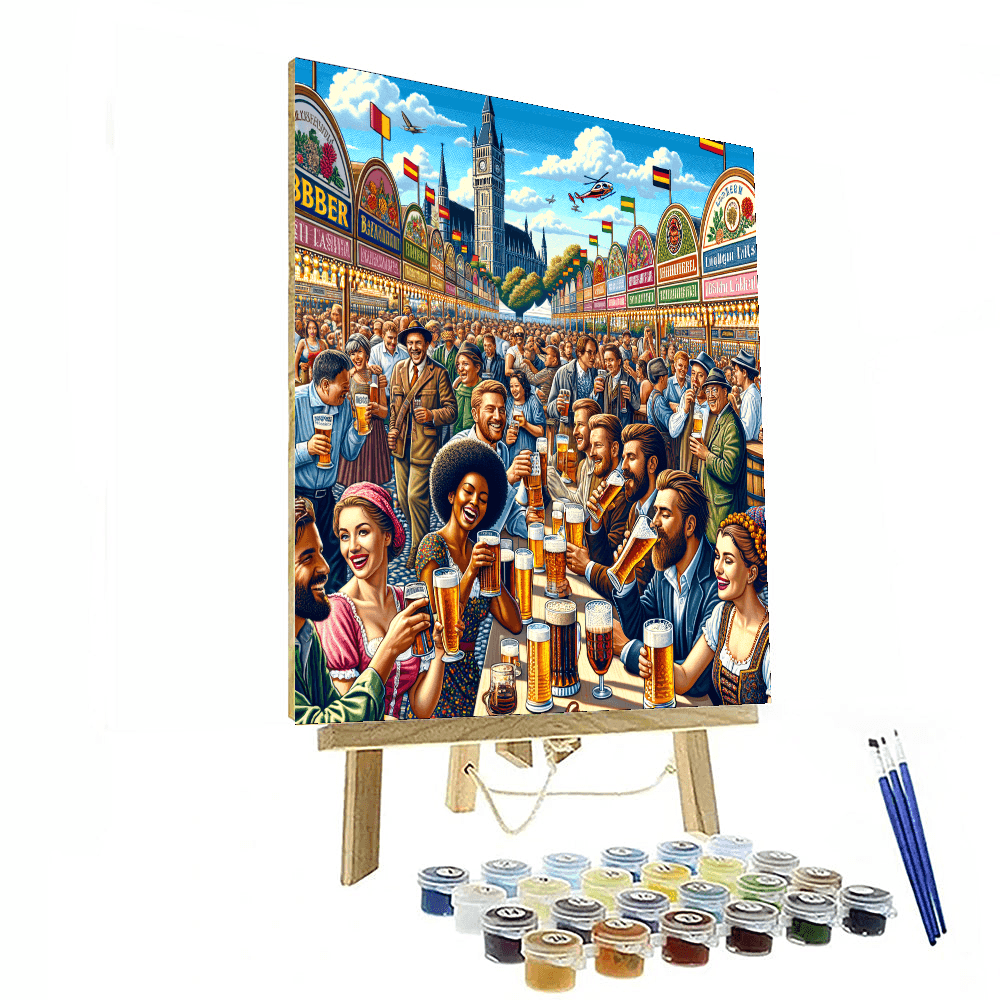 The Chengdu International Beer Festival Paint By Color