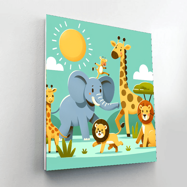 Safari Safari Paint By Numbers