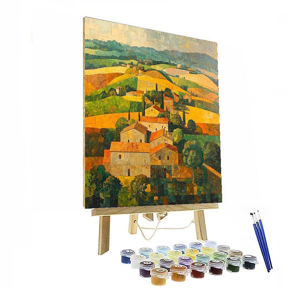 Paul Cézanne Inspired Rustic Harmony  Paint By Numbers Art
