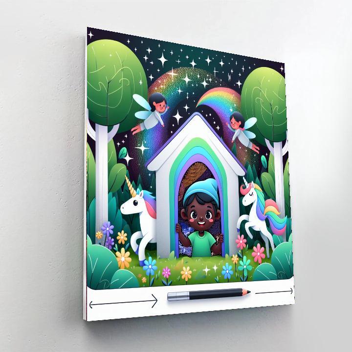Mythical Forest Hideout Paint By Numbers Kits