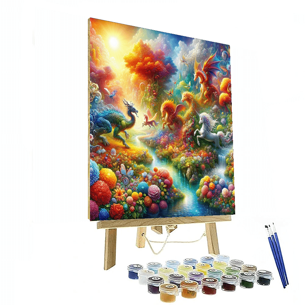 Mythical Creatures Kingdom Numbered Painting Kits