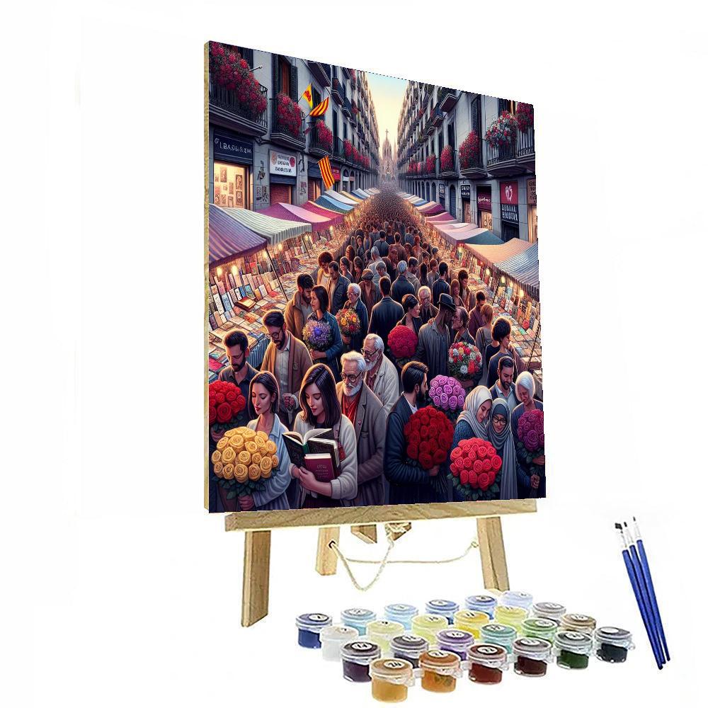 Sant Jordi Festival - Spain DIY Paint By Numbers