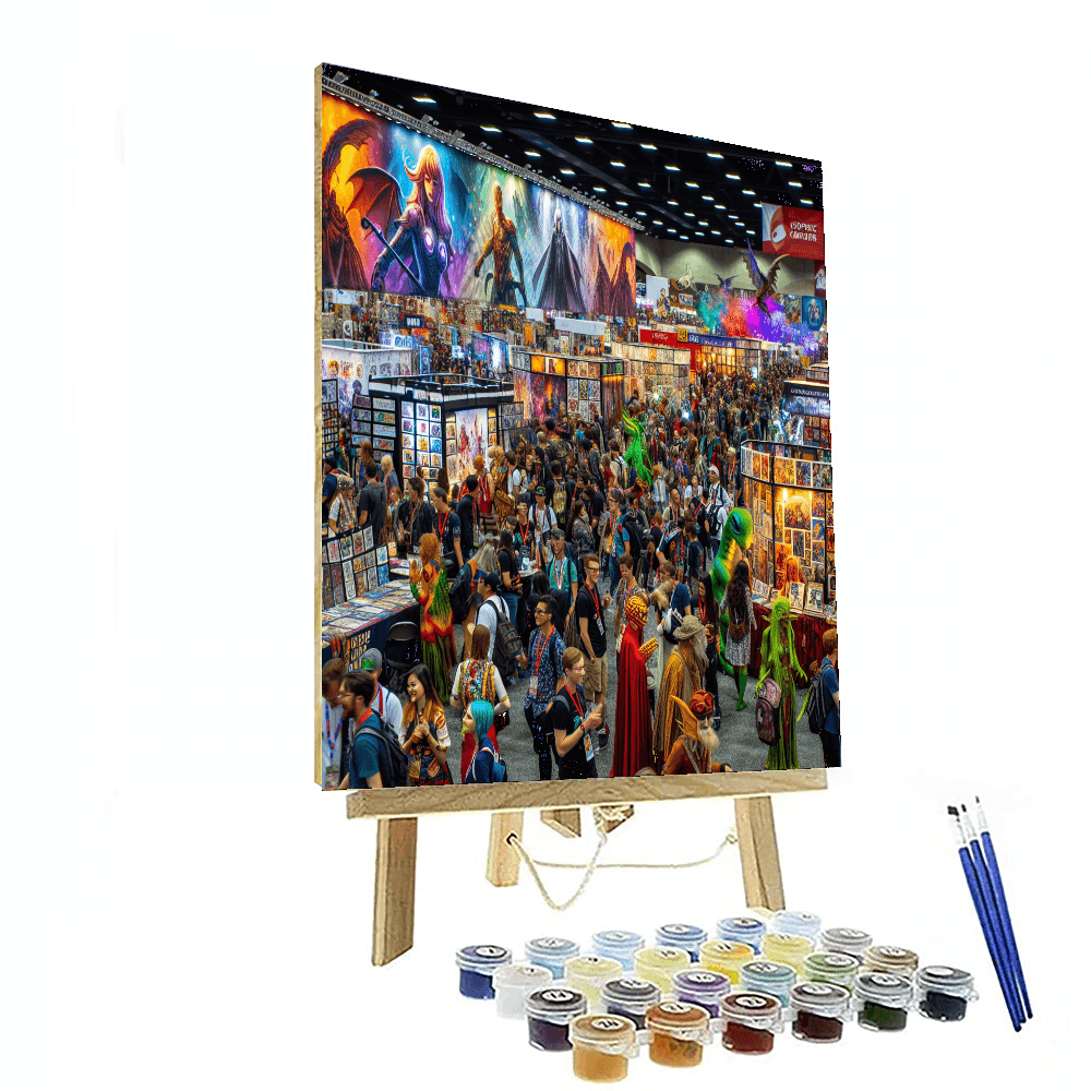 San Diego Comic-con - San Diego Paint By Numbers Kits