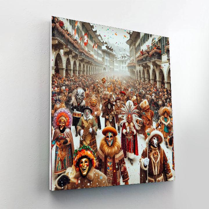 Winter Carnival - Switzerland Numbered Painting Kits