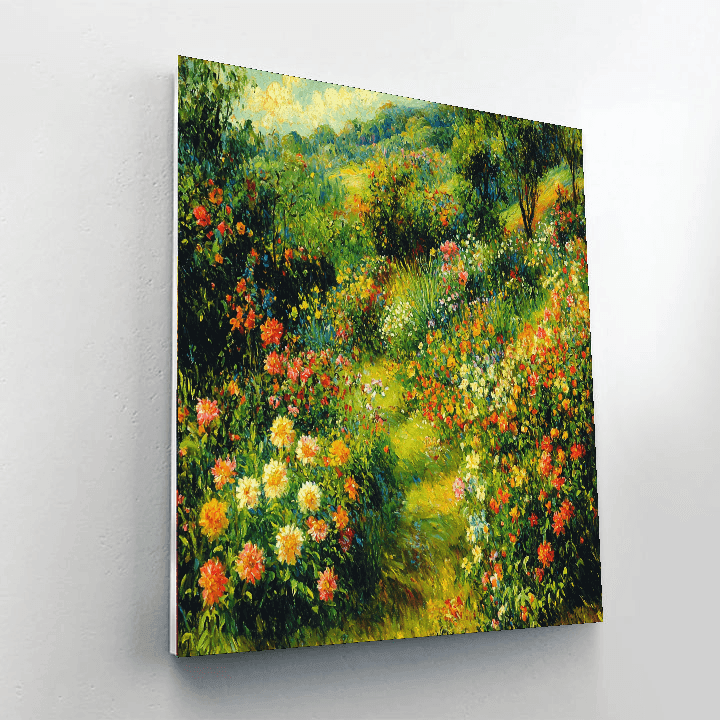 Pierre-Auguste Renoir Inspired Vintage Garden  Paint By Numbers Kits