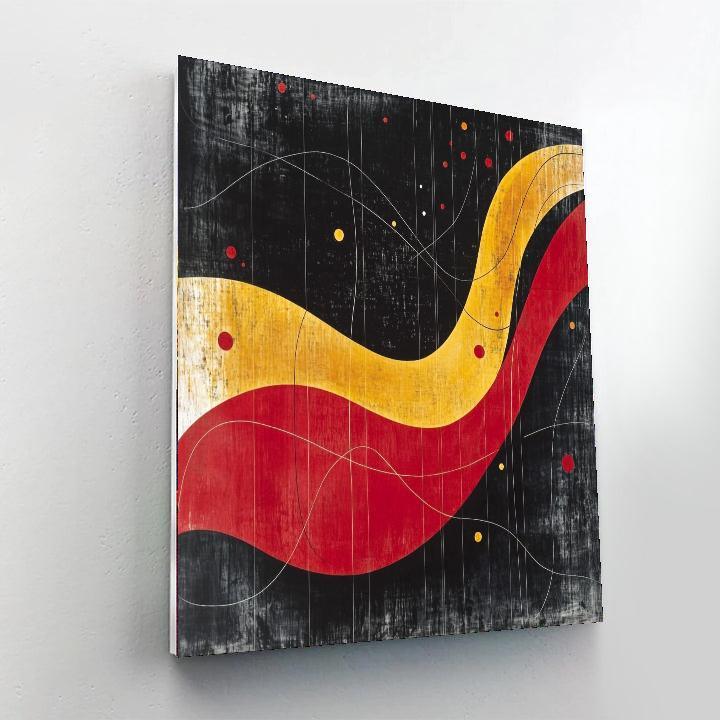 Joan Miro Inspired Journey Through Color  Paint By Number