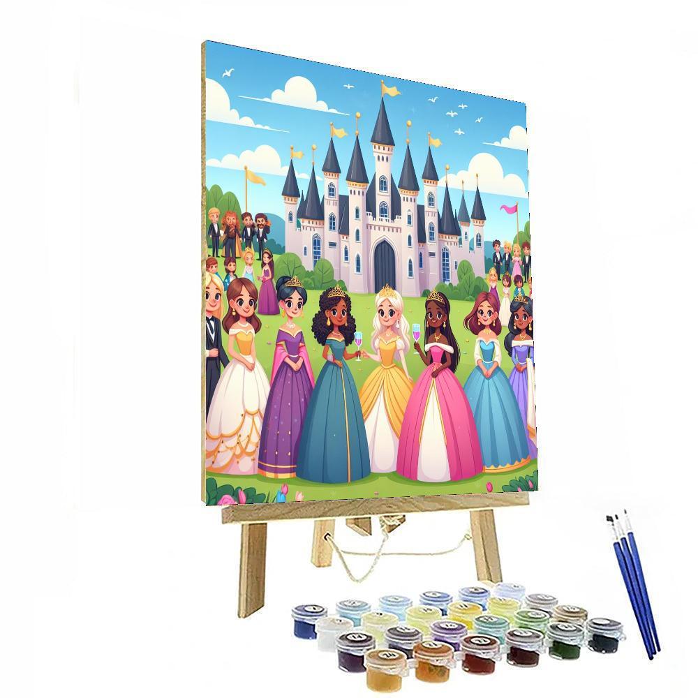 Princess Castle Gala Numbered Painting Kits