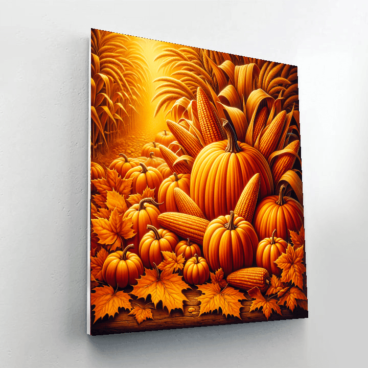 Autumn Harvest Glory Numbered Painting Kits