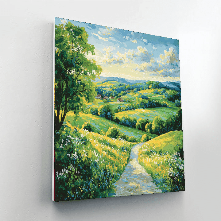 Constable Inspired Pastoral Countryside Retreat - DIY Painting By Numbers Kit