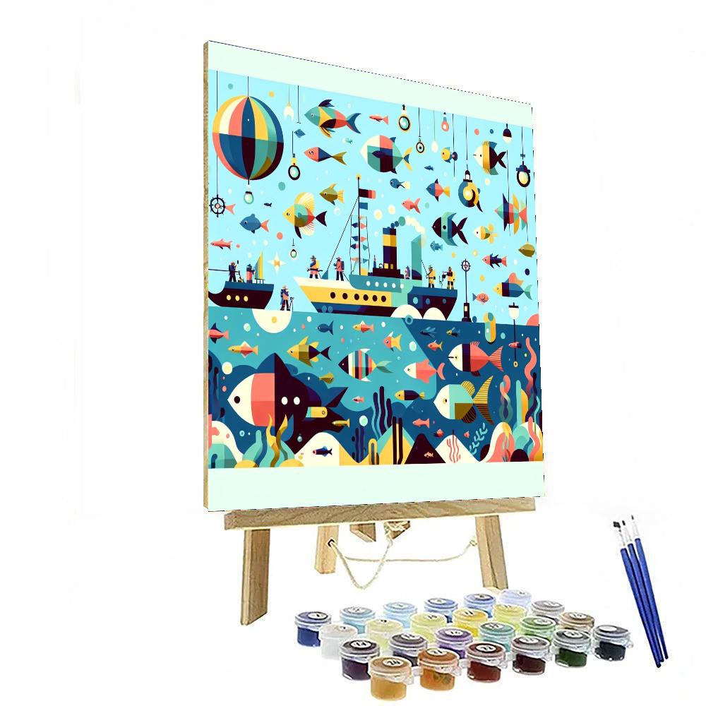 Oceanic Odyssey Expedition Paint By Numbers Art