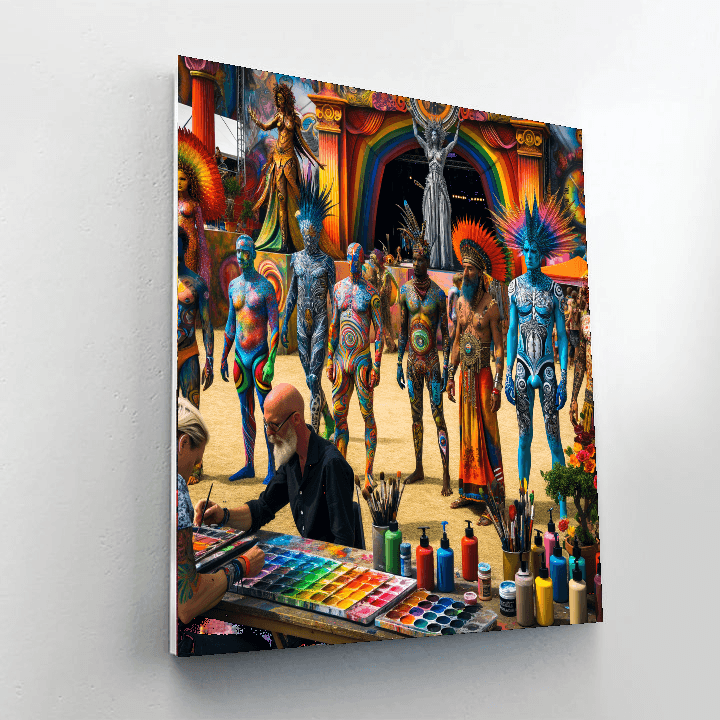 World Bodypainting Festival DIY Paint By Numbers