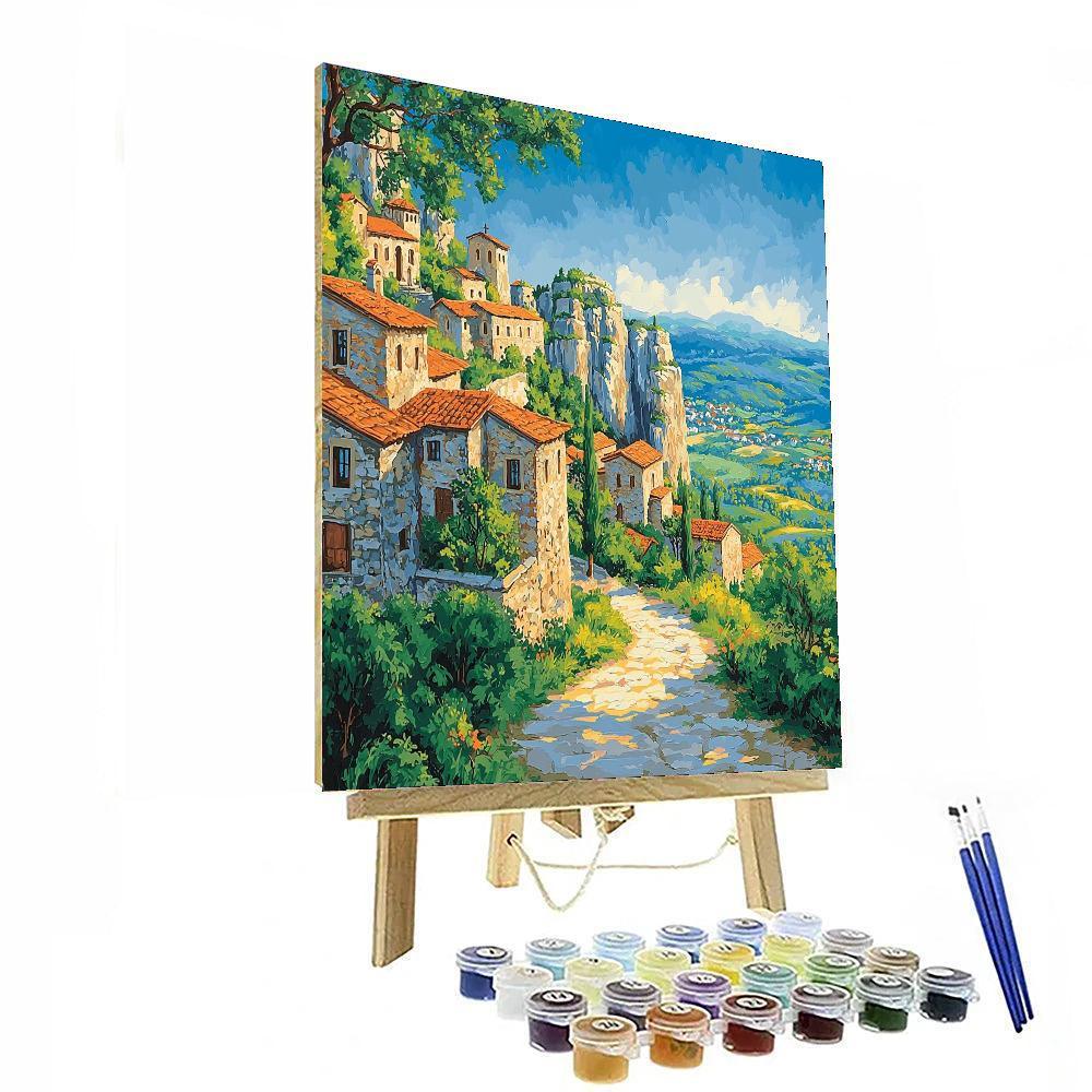 Meteora's Monasteries - Greece Numbered Painting Kits