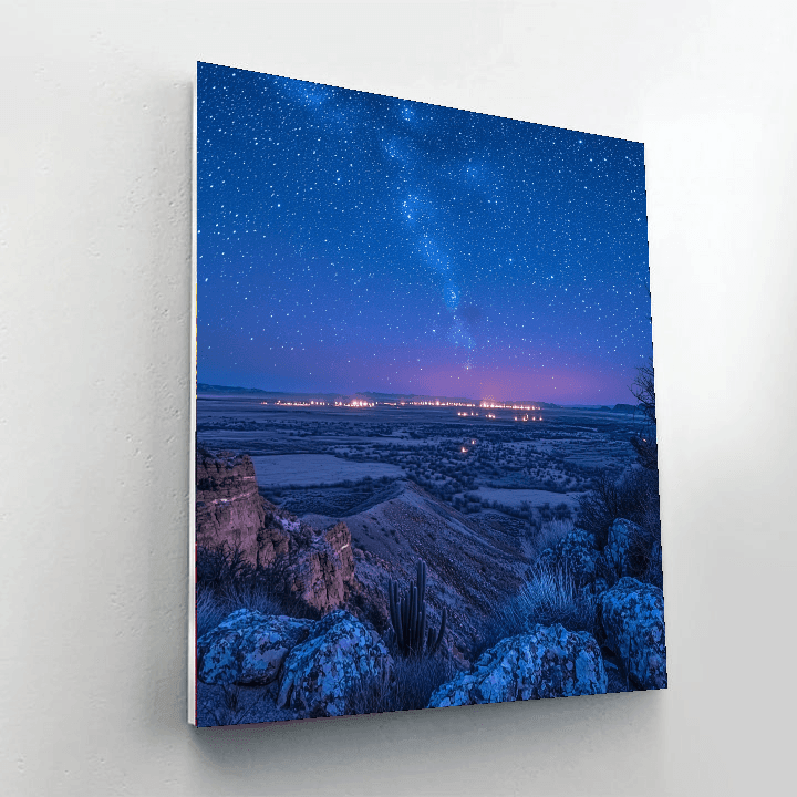 Marfa Lights Viewing Area Paint By Number