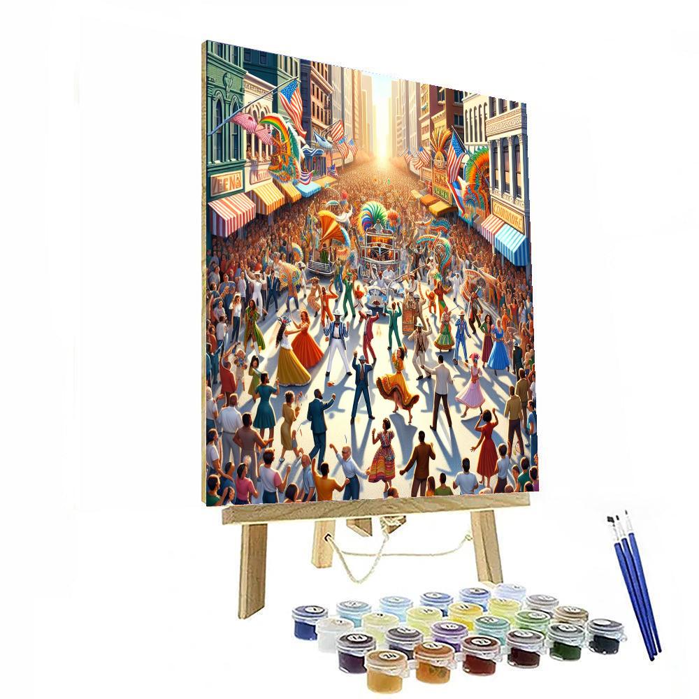 Día De La Raza - New York City Painting Number Kit
