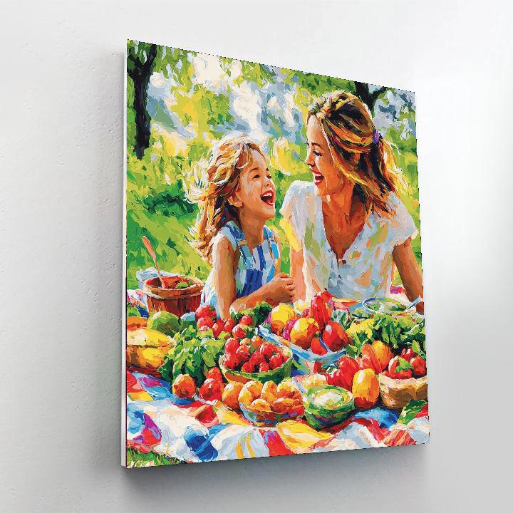 Summer Picnic Paint By Numbers