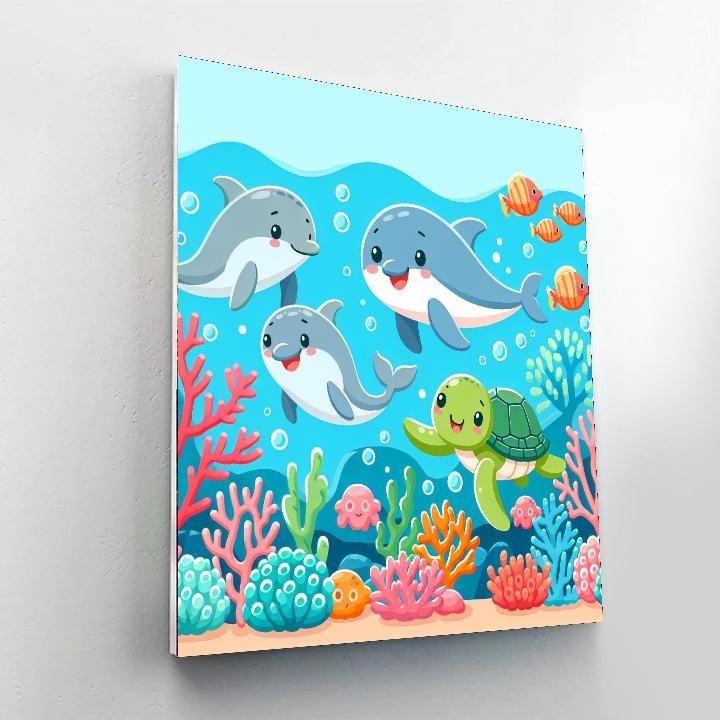 Underwater World Of Wonders Paint By Numbers Art