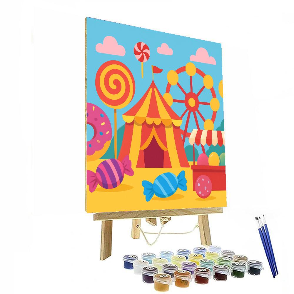 Candy Land Carnival Paint By Color