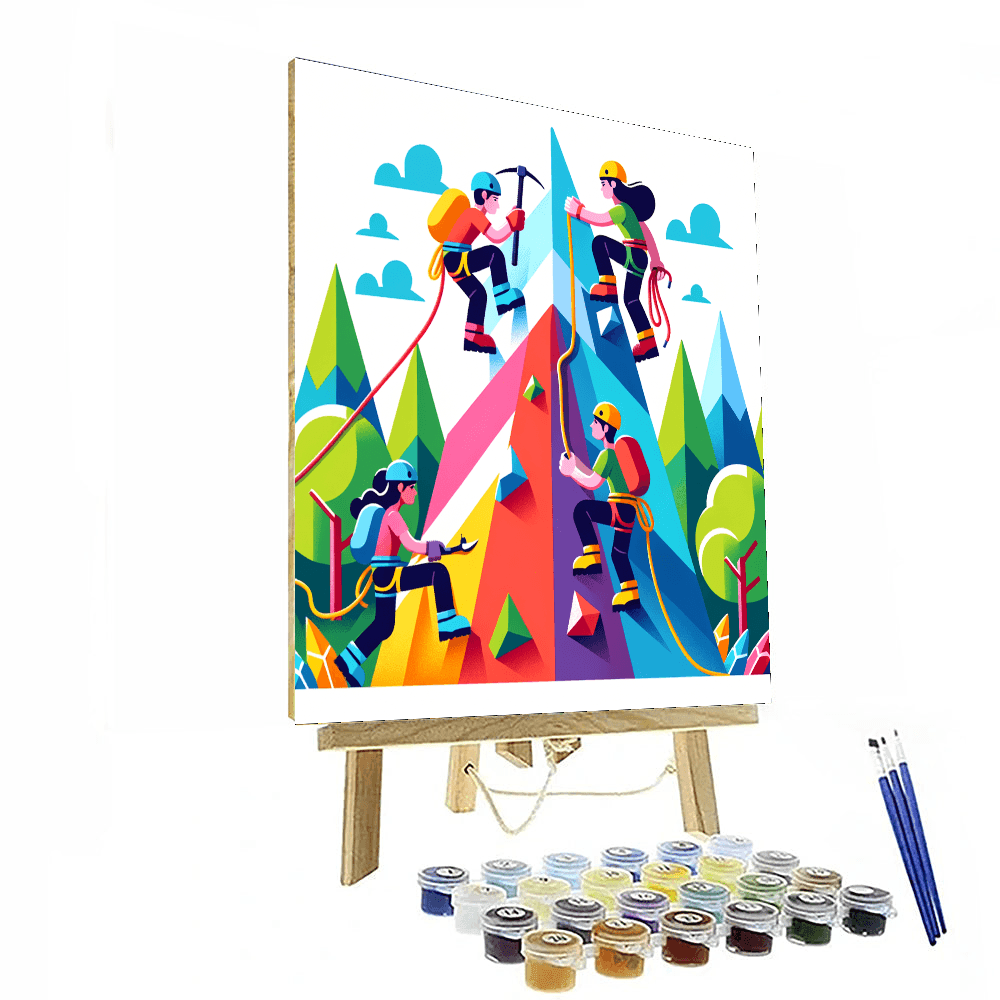 Epic Mountain Climb DIY Paint By Numbers