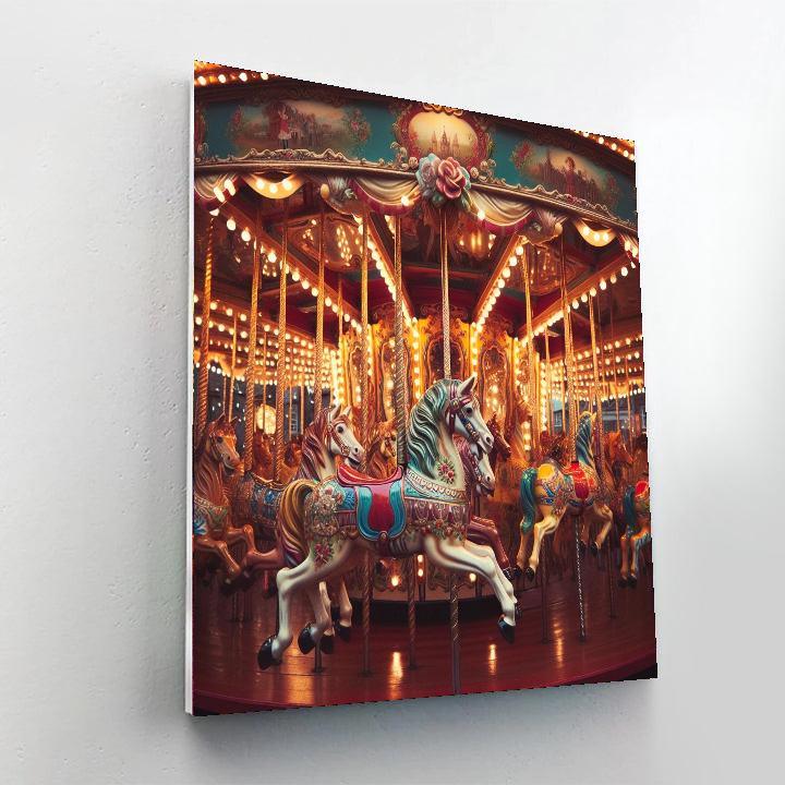 Carnival Carousel Delight Paint By Number