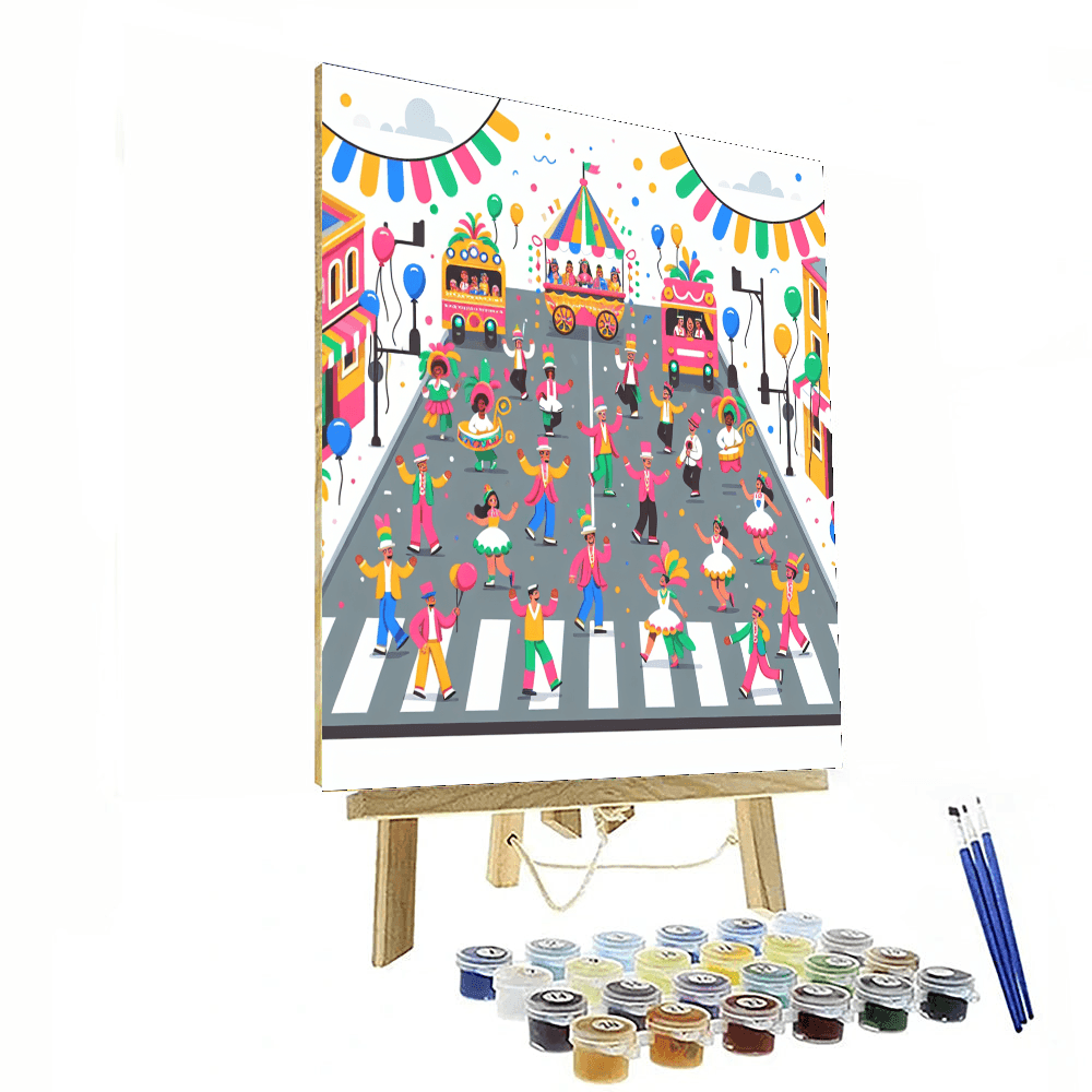 Bright Carnival Parade Paint By Numbers Kits