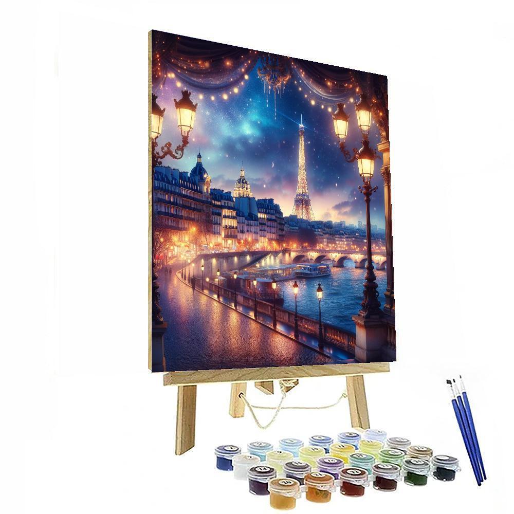 Parisian Evening Elegance Numbered Painting Kits