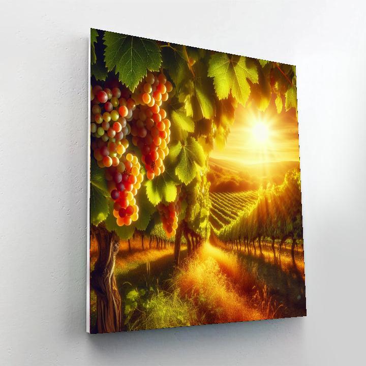 Radiant Summer Vineyard Paint By Color