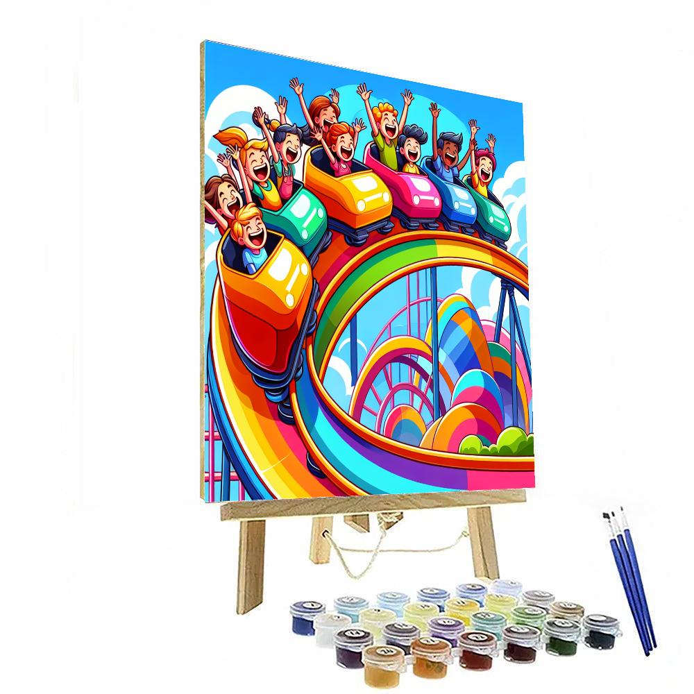 Exciting Roller Coaster Paint By Color